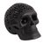 Ceramic figurine, 'Skull Tradition' - Seed Motif Barro Negro Ceramic Skull Figurine from Mexico (image 2a) thumbail