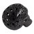 Ceramic figurine, 'Floral Cranium' - Floral Barro Negro Ceramic Skull Figurine from Mexico (image 2c) thumbail