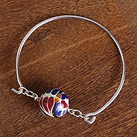 Ceramic pendant bracelet,