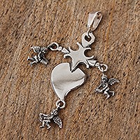Sterling silver pendant,