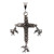Sterling silver pendant, 'Musical Angels' - Music-Themed Sterling Silver Cross Pendant from Mexico (image 2a) thumbail