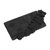 Cotton clutch, 'Dance at Midnight' - Black Handwoven Cotton Floral Motif Clutch Wallet Combo (image 2c) thumbail