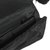 Cotton clutch, 'Dance at Midnight' - Black Handwoven Cotton Floral Motif Clutch Wallet Combo (image 2d) thumbail