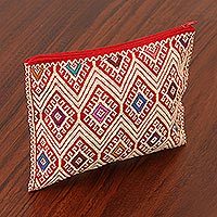 Cotton cosmetic bag,