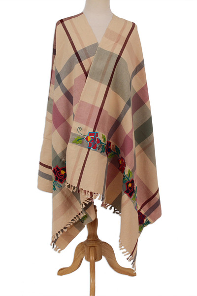 Cotton shawl, Lines of My Heart