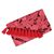 Embroidered cotton clutch, 'Floral Blush' - Cotton Clutch with Blush Floral Embroidery from Mexico thumbail