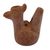 Ceramic water whistle, 'Rustic Canary' - Ceramic Canary Water Whistle from Mexico (image 2c) thumbail