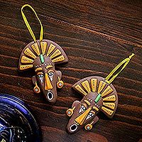 Ceramic ornaments,