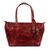 Leather shoulder bag, 'Beautiful Elegance in Wine' - Handcrafted Leather Shoulder Bag in Wine from Mexico (image 2a) thumbail