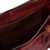 Leather shoulder bag, 'Beautiful Elegance in Wine' - Handcrafted Leather Shoulder Bag in Wine from Mexico (image 2b) thumbail