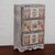 Decoupage wood jewelry chest, 'Frida Fan' - Distressed Wood Frida Kahlo Jewelry Chest from Mexico (image 2b) thumbail