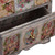 Decoupage wood jewelry chest, 'Frida Fan' - Distressed Wood Frida Kahlo Jewelry Chest from Mexico (image 2f) thumbail
