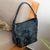 Leather shoulder bag, 'Castellan' - Leather Shoulder Bag in Blue from Mexico (image 2b) thumbail