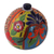 Ceramic lantern, 'Round Talavera' - Round Talavera-Style Ceramic Lantern from Mexico (image 2d) thumbail