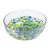 Recycled glass serving bowl, 'Tropical Confetti' - Colorful Recycled Glass Serving Bowl from Mexico (image 2a) thumbail