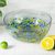 Recycled glass serving bowl, 'Tropical Confetti' - Colorful Recycled Glass Serving Bowl from Mexico (image 2b) thumbail
