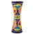 Ceramic vase, 'Talavera Hourglass' - Hourglass-Shaped Talavera-Style Ceramic Vase from Mexico thumbail
