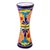 Ceramic vase, 'Talavera Hourglass' - Hourglass-Shaped Talavera-Style Ceramic Vase from Mexico (image 2c) thumbail