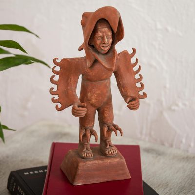 Ceramic sculpture, Eagle Warrior
