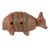 Ceramic ocarina, 'Cute Armadillo' - Handmade Ceramic Armadillo Ocarina from Mexico (image 2b) thumbail