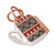 Silver and ceramic pendant necklace, 'Paquime Tradition' - Hand-Painted Cultural Silver and Ceramic Pendant from Mexico (image 2a) thumbail