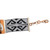 Glass beaded silver and ceramic pendant bracelet, 'Paquime Tradition' (7 inch) - Glass Beaded Silver and Ceramic Pendant Bracelet (7 Inch) (image 2b) thumbail