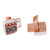 Silver and ceramic cufflinks, 'Paquime Tradition' - Hand-Painted Cultural Silver and Ceramic Cufflinks (image 2b) thumbail