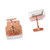 Silver and ceramic cufflinks, 'Paquime Tradition' - Hand-Painted Cultural Silver and Ceramic Cufflinks (image 2c) thumbail