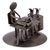 Upcycled metal auto part sculpture, 'Bank Executive' - Upcycled Metal Auto Part Banker Sculpture from Mexico (image 2a) thumbail