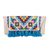 Cotton blend clutch, 'Dramatic Geometric' - Colorful Cross-Stitched Geometric Motif Cotton Blend Clutch thumbail