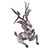 Wood alebrije sculpture, 'Deer of Hope' - Wood Alebrije Deer Sculpture in Grey from Mexico (image 2b) thumbail