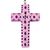 Wood alebrije ornaments, 'Colorful Crosses' (set of 5) - Hand-Painted Wood Alebrije Cross Ornaments (Set of 5) (image 2c) thumbail