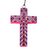 Wood alebrije ornaments, 'Colorful Crosses' (set of 5) - Hand-Painted Wood Alebrije Cross Ornaments (Set of 5) (image 2g) thumbail
