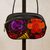 Cotton accent leather waist bag, 'Fascinating Floral' - Floral Embroidered Leather Waist Bag from Mexico (image 2) thumbail