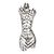 Upcycled metal auto part wall sculpture, 'Androgynous Form' - Modern Human Form Upcycled Metal Auto Part Wall Sculpture (image 2a) thumbail