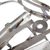 Upcycled metal auto part wall sculpture, 'Androgynous Form' - Modern Human Form Upcycled Metal Auto Part Wall Sculpture (image 2b) thumbail