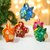 Ceramic ornaments, 'Saving for Christmas' (set of 5) - Hand-Painted Ceramic Pig Ornaments (Set of 5) thumbail