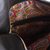 Cotton accented leather handle handbag, 'Mod Companion' - Onyx Leather Handle Handbag with Cotton Accent from Mexico (image 2c) thumbail