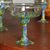 Handblown recycled glass margarita glasses, Tropical Confetti' (set of 6) - Handblown Recycled Glass Margarita Glasses (Set of 6) thumbail