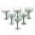 Handblown recycled glass margarita glasses, Tropical Confetti' (set of 6) - Handblown Recycled Glass Margarita Glasses (Set of 6) (image 2a) thumbail