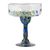 Handblown recycled glass margarita glasses, Tropical Confetti' (set of 6) - Handblown Recycled Glass Margarita Glasses (Set of 6) (image 2c) thumbail