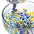 Handblown recycled glass margarita glasses, Tropical Confetti' (set of 6) - Handblown Recycled Glass Margarita Glasses (Set of 6) (image 2d) thumbail