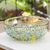 Recycled glass salad bowl, 'Beautiful Confetti' - Confetti Pattern Recycled Glass Salad Bowl from Mexico thumbail