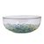 Recycled glass salad bowl, 'Beautiful Confetti' - Confetti Pattern Recycled Glass Salad Bowl from Mexico (image 2d) thumbail