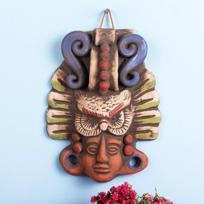 Ceramic mask, Ah Puch Owl