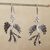 Sterling silver dangle earrings, 'Romance of the Birds' - Taxco Sterling Silver Romancing Bird Earrings thumbail