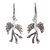Sterling silver dangle earrings, 'Romance of the Birds' - Taxco Sterling Silver Romancing Bird Earrings (image 2a) thumbail