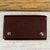 Leather cell phone case, 'Seamless in Espresso' (6.5 inch) - Versatile Brown Leather Cell Phone Case (6.5 Inch) thumbail