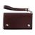 Leather cell phone case, 'Seamless in Espresso' (6.5 inch) - Versatile Brown Leather Cell Phone Case (6.5 Inch) (image 2h) thumbail