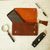Leather cell phone case, 'Seamless in Russet' (7.5 inch) - Russet Leather Cell Phone Case with Key Ring and Strap (image 2d) thumbail